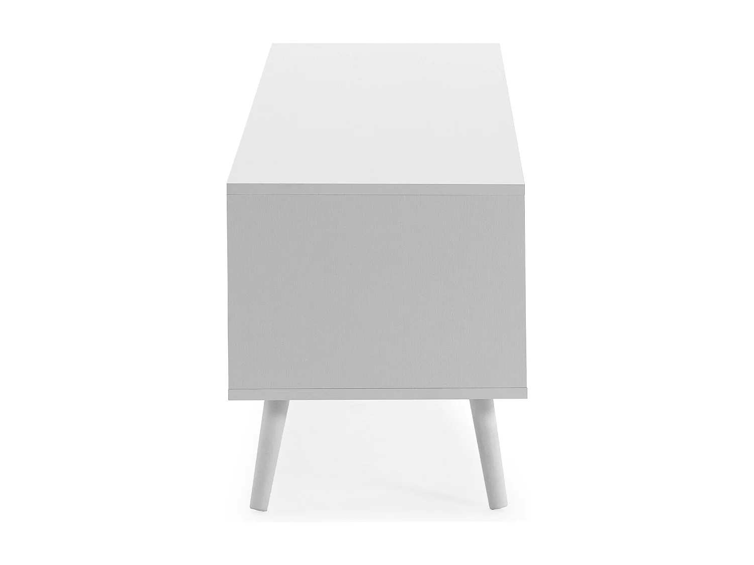 Meuble Tv Telmo 4 portes couleur Blanc 160 cm