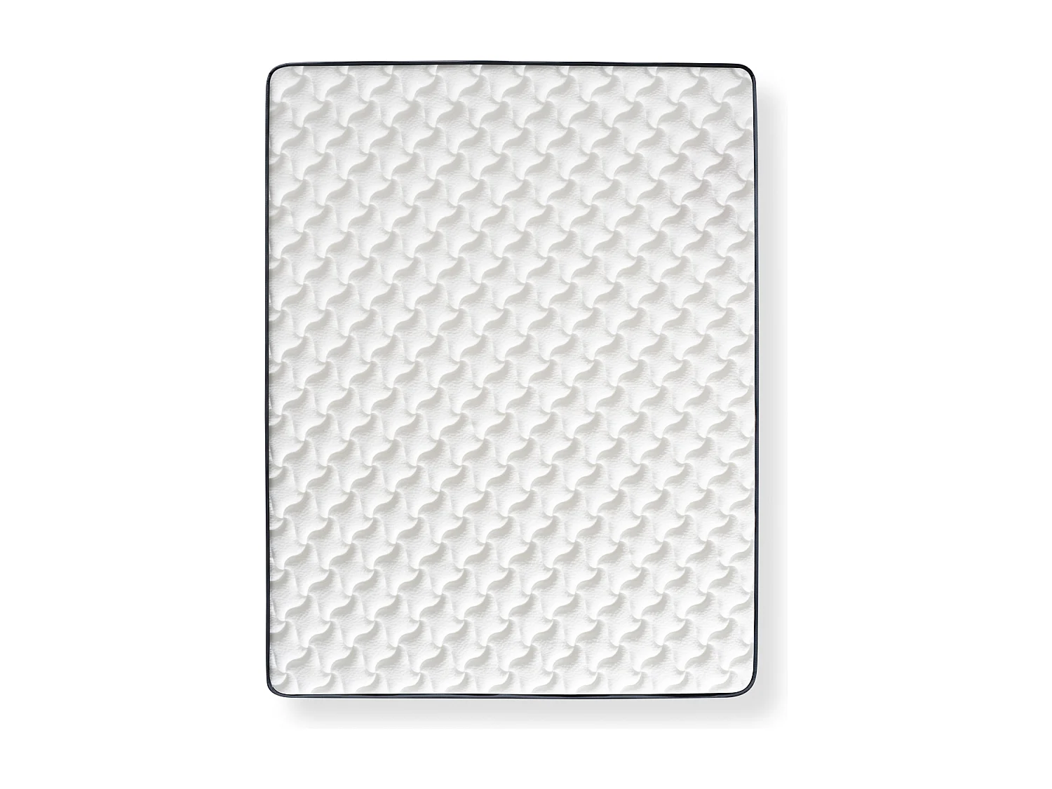 Pack de 2 Matelas Mousse 90x200 New York - Ferme - Réversible - Côté Été/hiver - H15 Cm