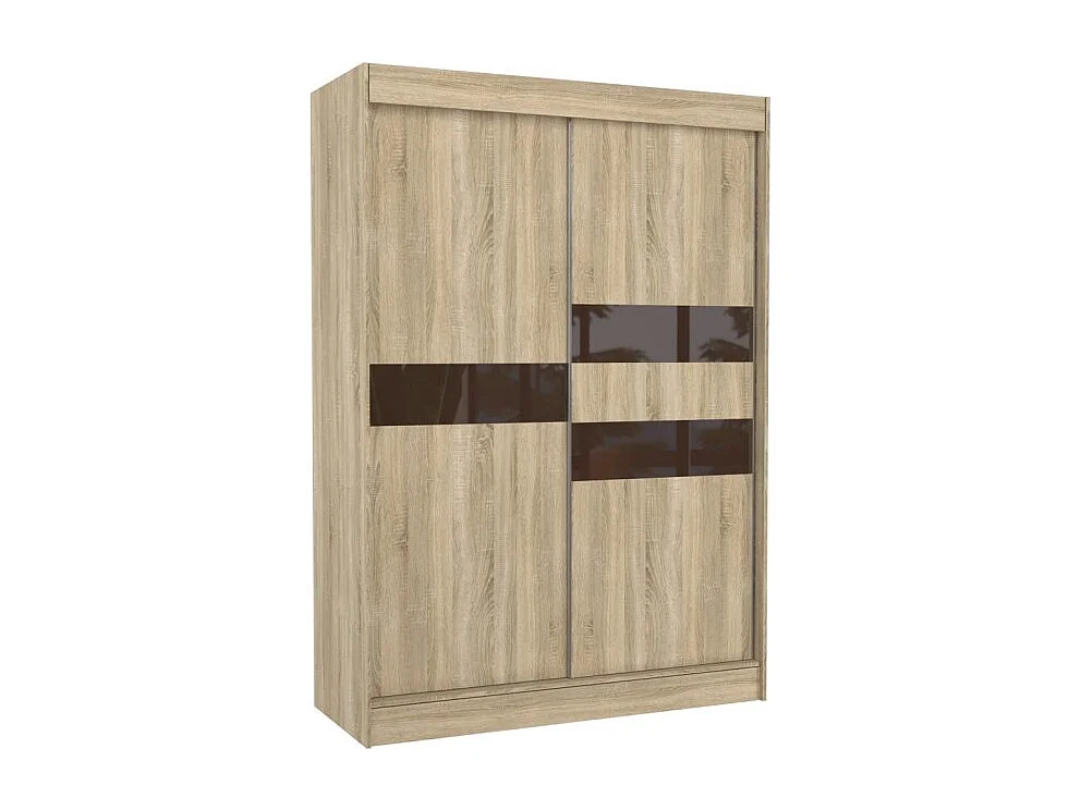 Armoire Tatia (150cm)/Portes coulissantes/Sonoma