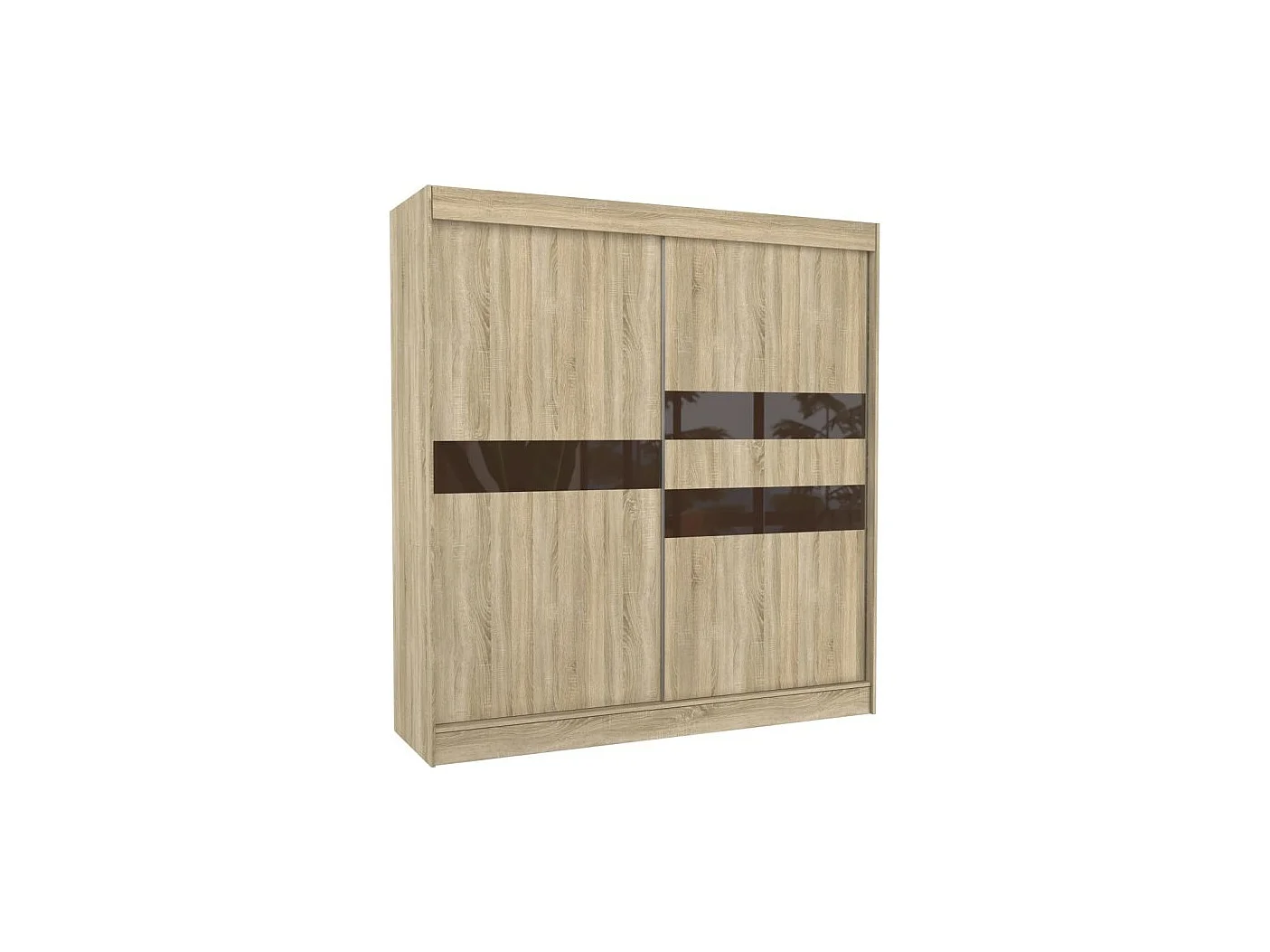 Armoire Tatia (200cm)/Portes coulissantes/Sonoma