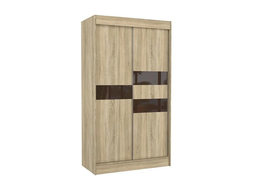 Armoire Tatia (120cm)/Portes coulissantes/Sonoma