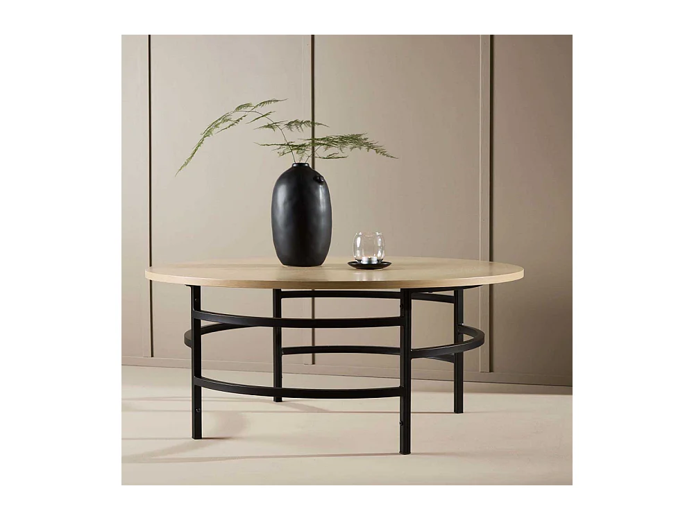 Copenhagen Couchtisch Ø100cm whitewash.