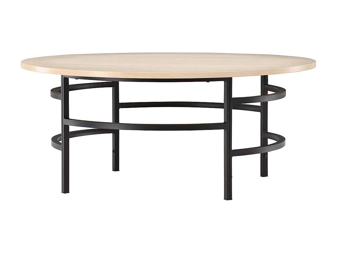 Copenhagen salontafel Ø100cm whitewash.