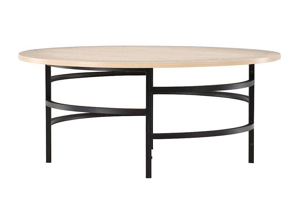 Copenhagen salontafel Ø100cm whitewash.