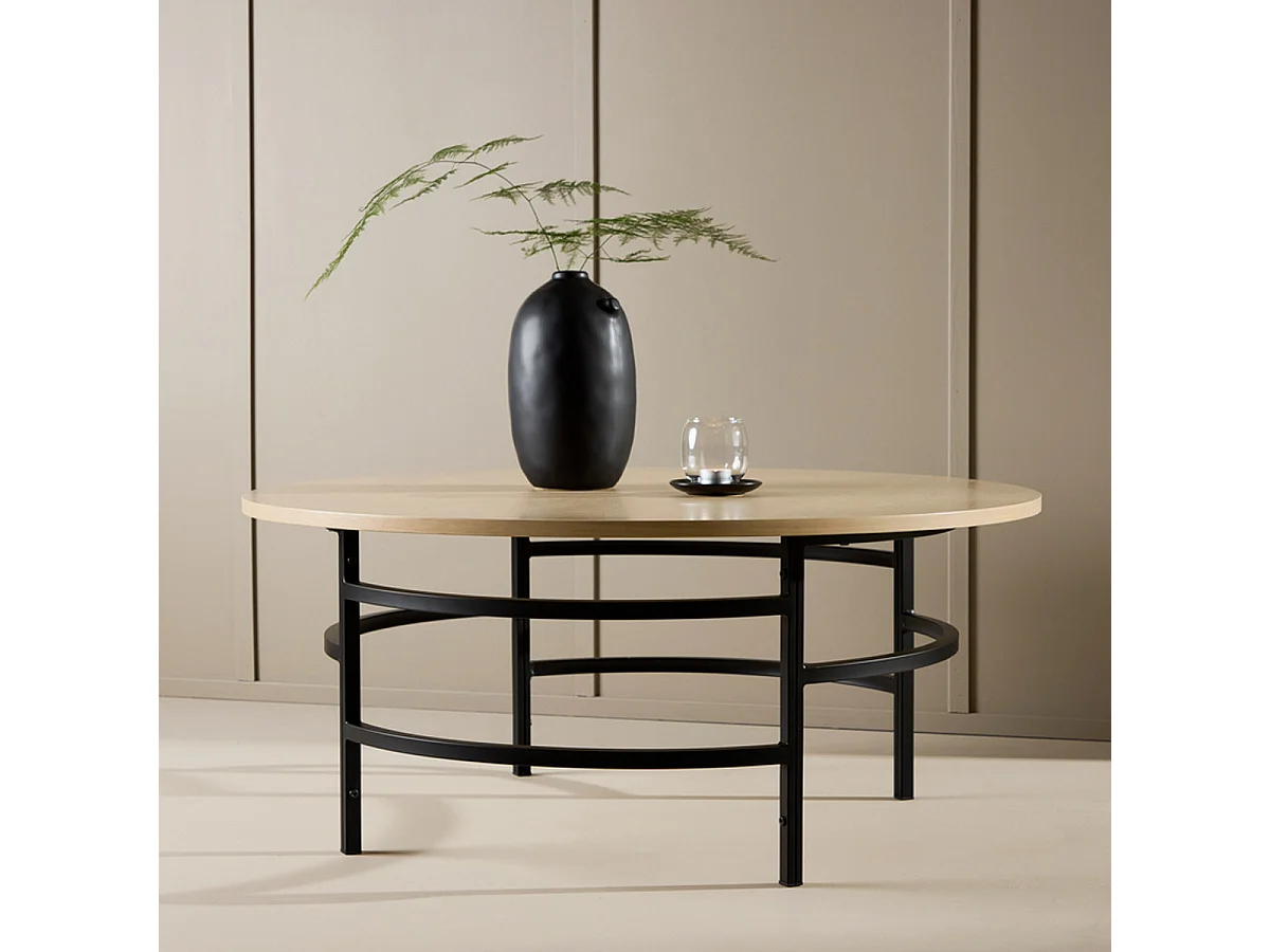 Table basse ronde 100x42,5 cm Copenhagen