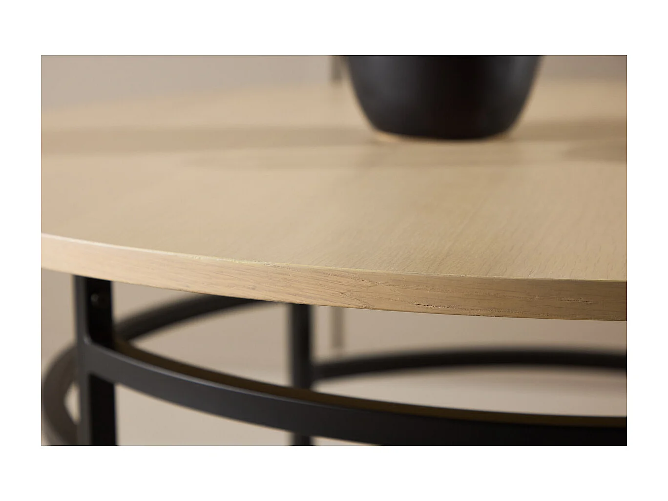 Table basse ronde 100x42,5 cm Copenhagen