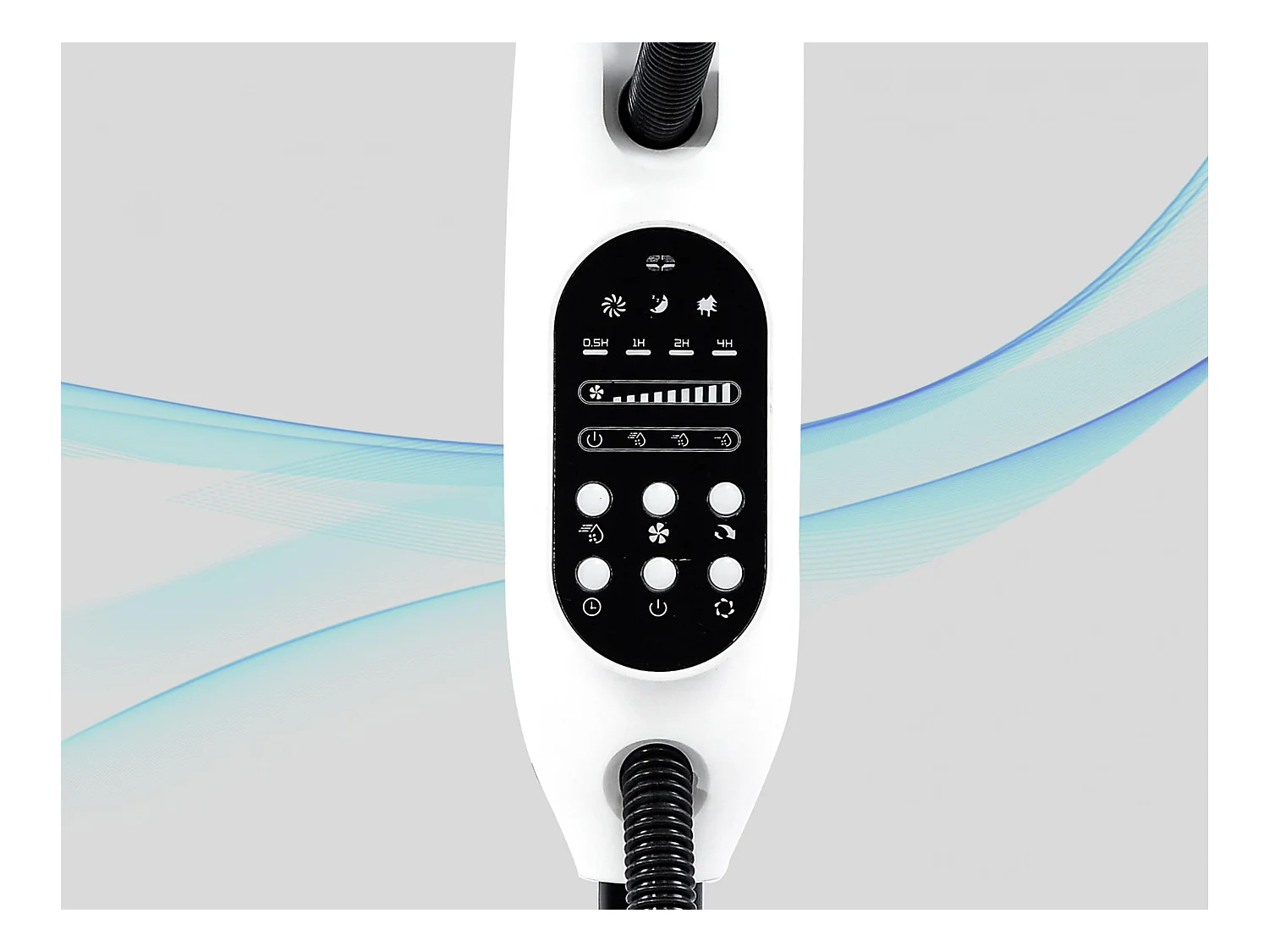 Ventilador Nebulizador DC digital y tanque de 3 L