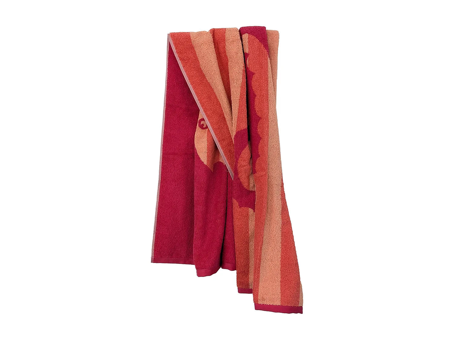 Drap de plage coton 75x150 cm collection TIMEA orange