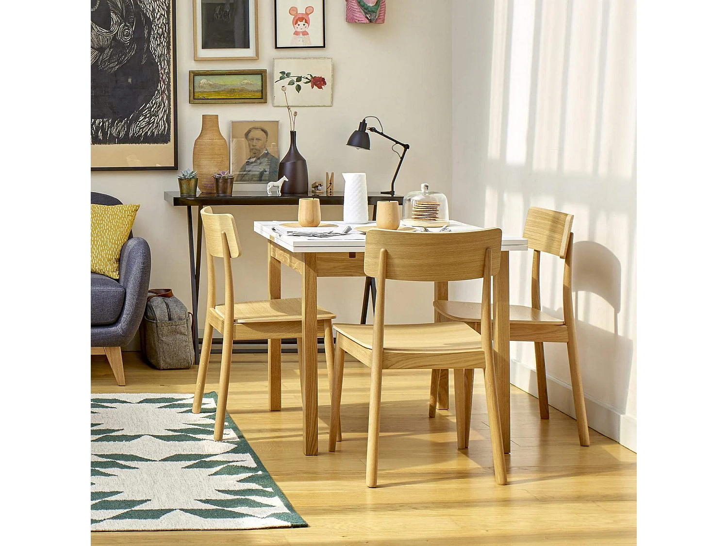 Habitat - Chaise en chêne - Bois clair - Pippa