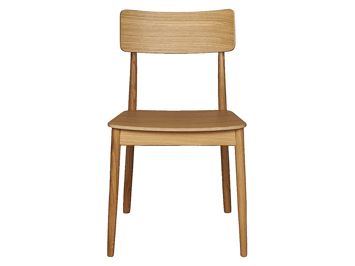 Habitat - Chaise en chêne massif - Naturel - Pippa
