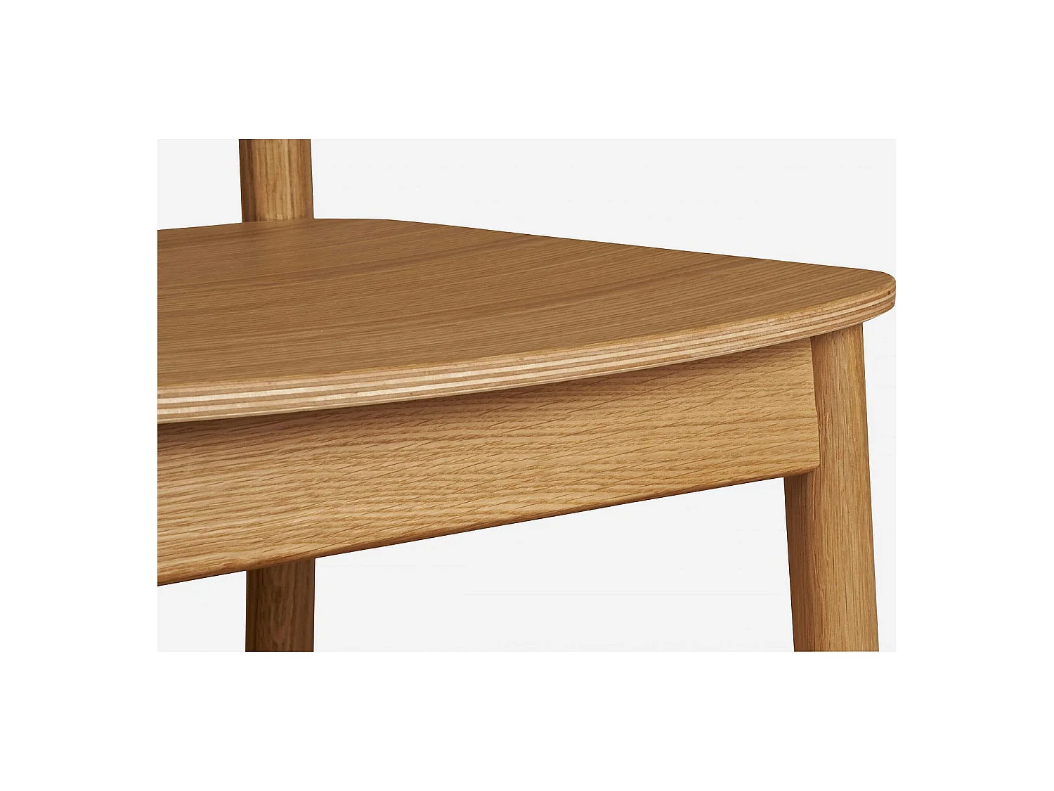 Habitat - Chaise en chêne massif - Naturel - Pippa