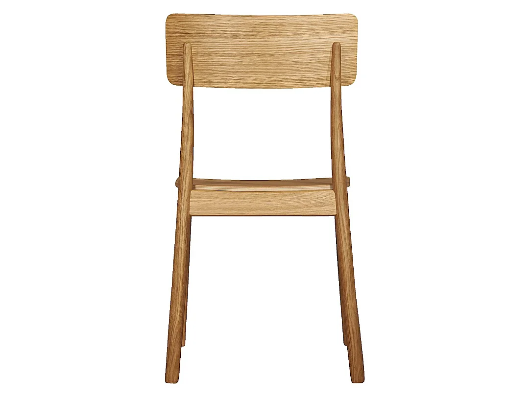 Habitat - Chaise en chêne massif - Naturel - Pippa