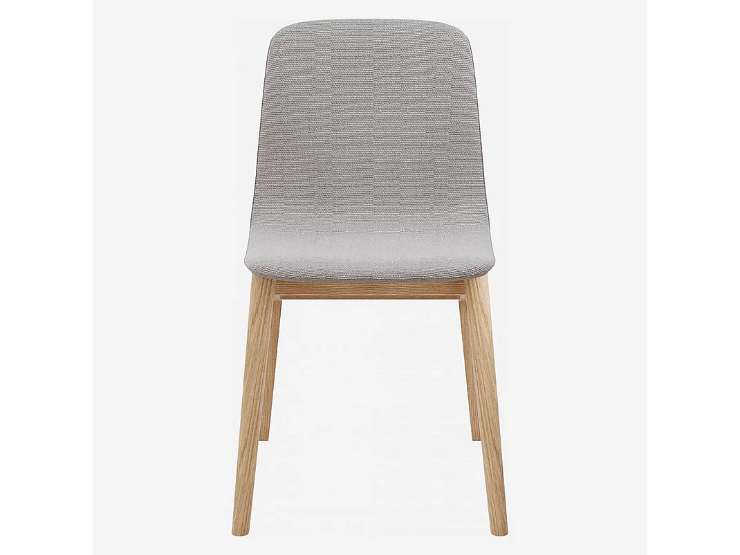 Habitat - Chaise en frêne et tissu - Gris - Design by Noé Duchaufour (Lot de 2) - My mia