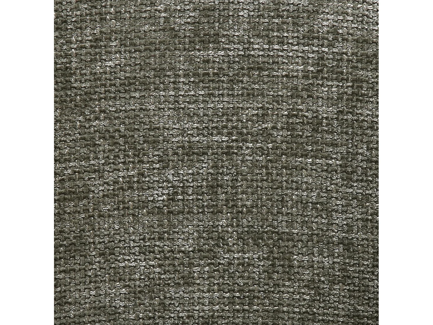 Habitat - Lot de 2 chaises en tissu chenille et bois massif avec accoudoirs - Vert et chêne - Rusti