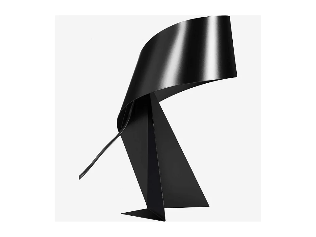 Habitat - Lampe de table en métal - 50 cm - Noir - Design by Claire Norcross - Ribbon