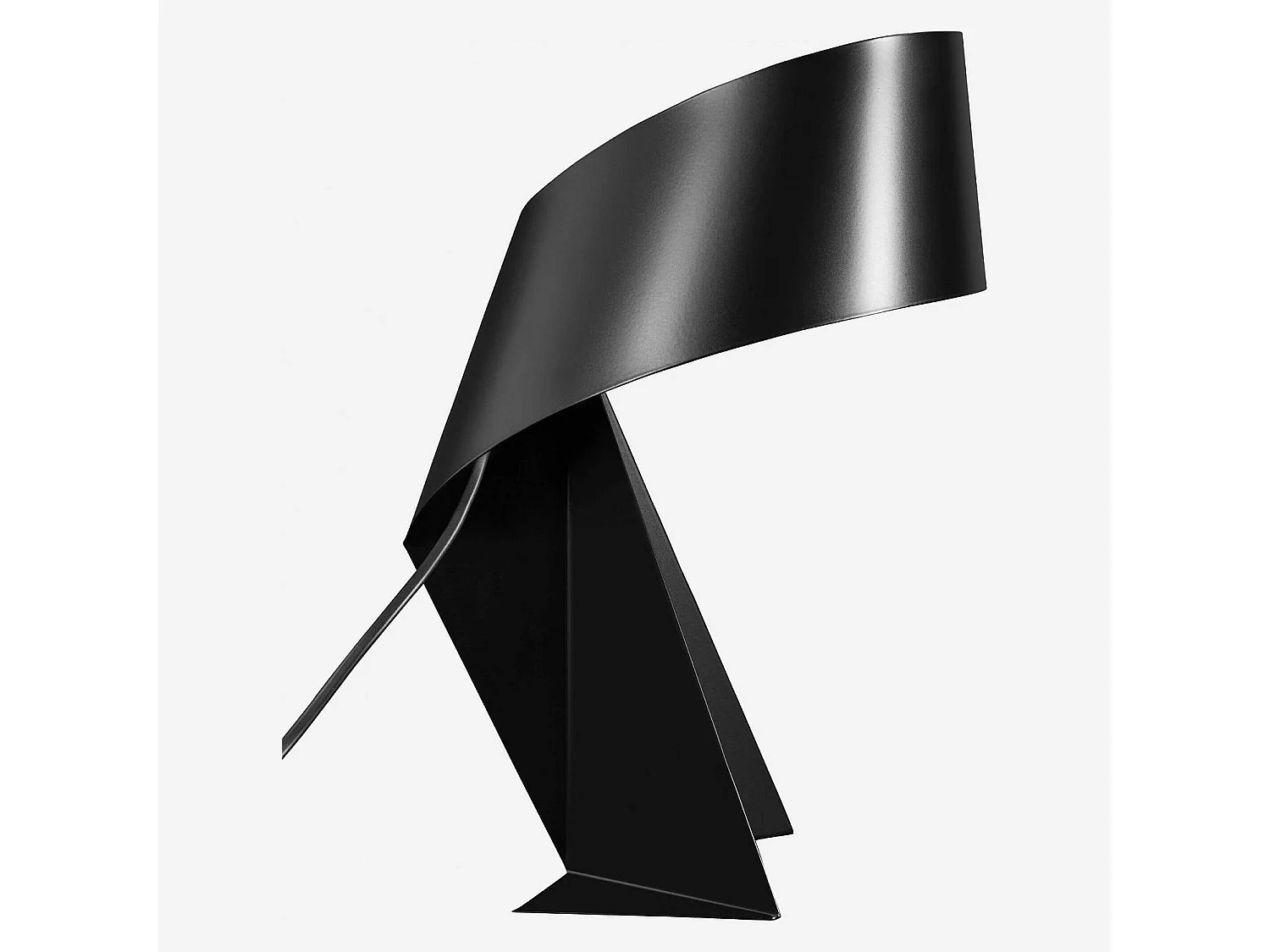 Habitat - Lampe de table en métal - 50 cm - Noir - Design by Claire Norcross - Ribbon