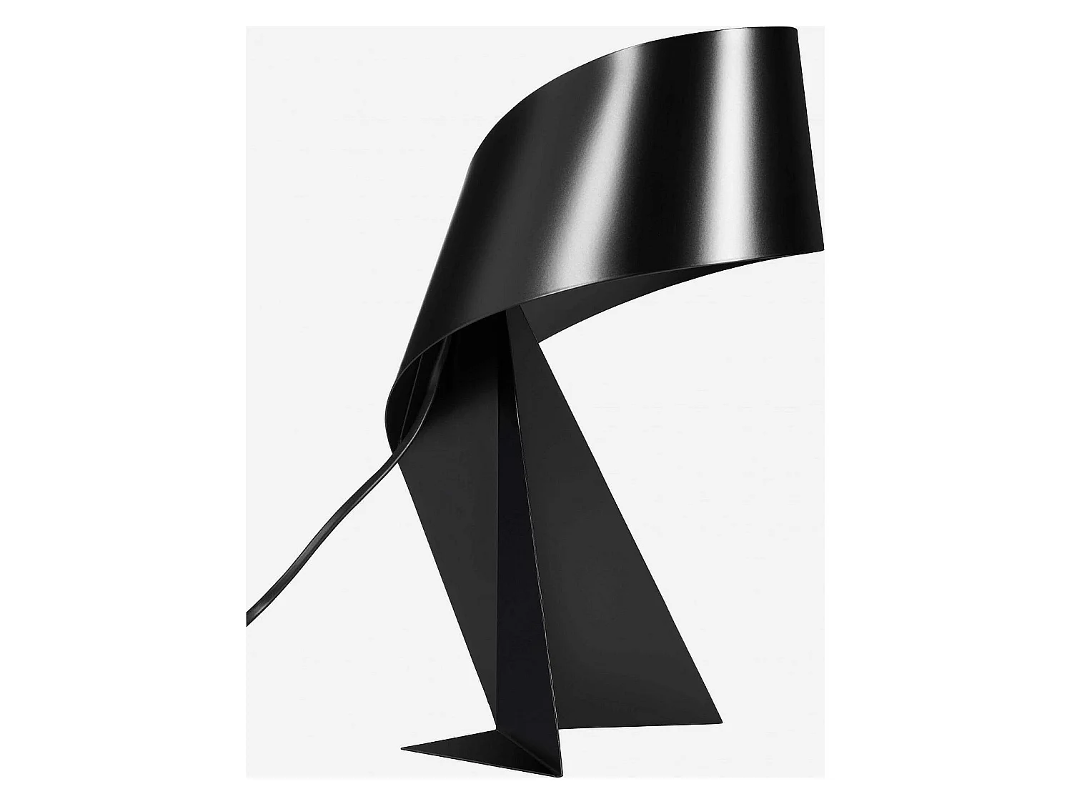 Habitat - Lampe de table en métal - 50 cm - Noir - Design by Claire Norcross - Ribbon