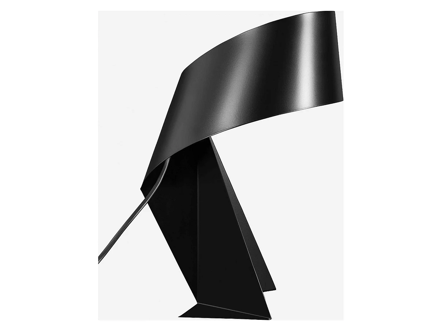 Habitat - Lampe de table en métal - 50 cm - Noir - Design by Claire Norcross - Ribbon