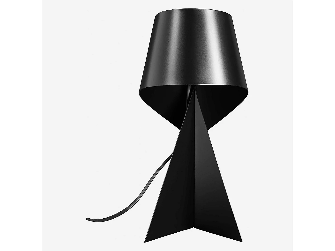 Habitat - Lampe de table en métal - 35 cm - Noir - Design by Claire Norcross - Ribbon