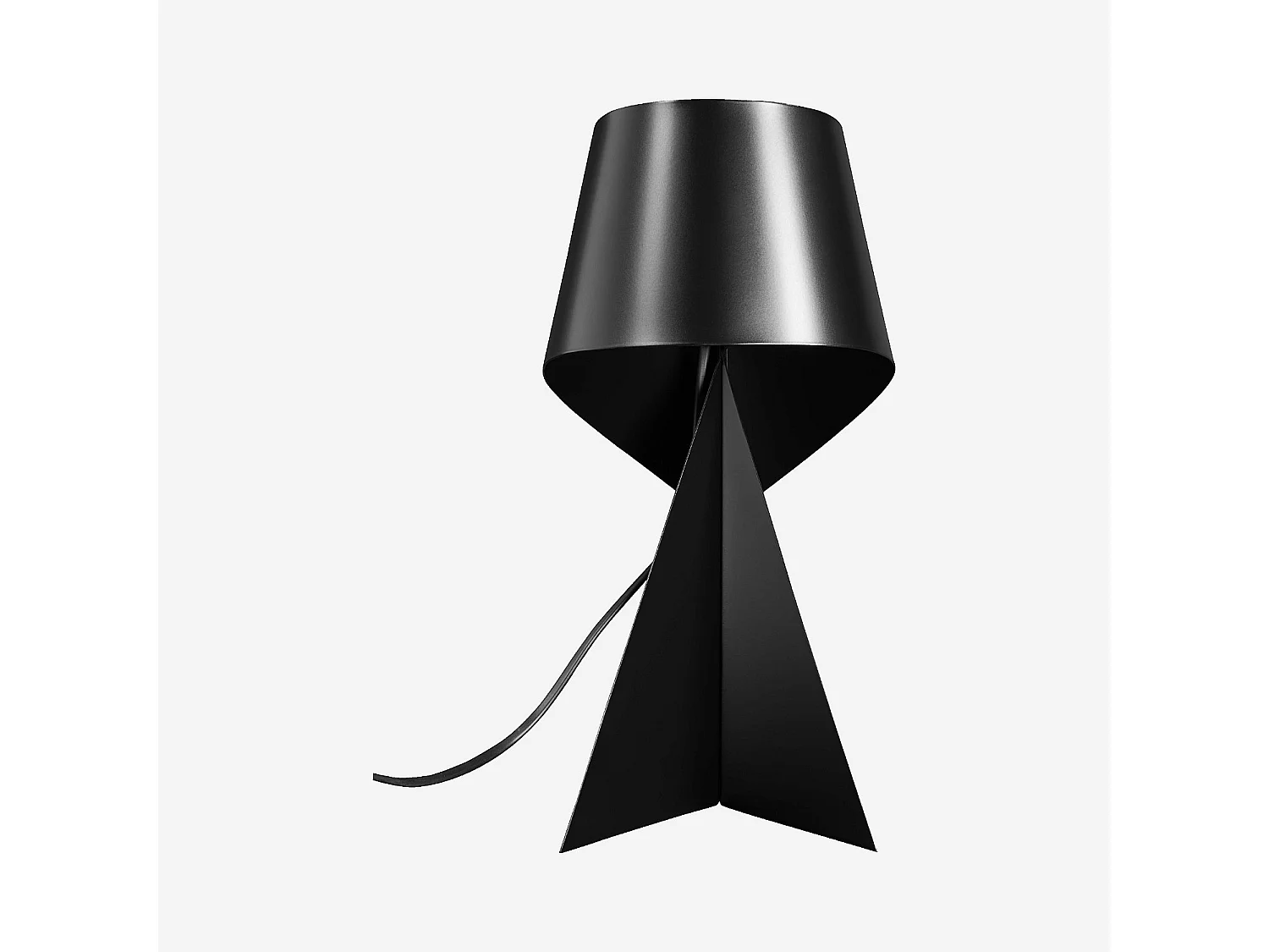 Habitat - Lampe de table en métal - 35 cm - Noir - Design by Claire Norcross - Ribbon