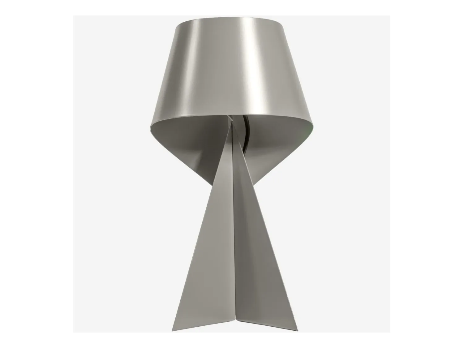 Habitat - Édition limitée - Lampe de table en métal - Gris Minéral - 35 cm - Design by Claire Norcross - Ribbon