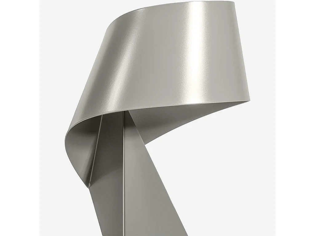 Habitat - Édition limitée - Lampe de table en métal - 35 cm - Gris Minéral - Design by Claire Norcross - Ribbon