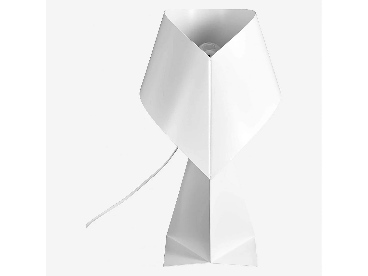 Habitat - Lampe de table en métal - 50 cm - Blanc - Design by Claire Norcross - Ribbon