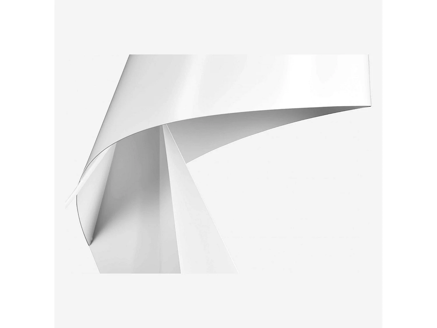 Habitat - Lampe de table en métal - 35 cm - Blanc - Design by Claire Norcross - Ribbon