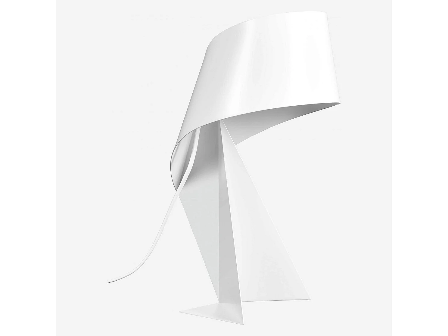 Habitat - Lampe de table en métal - 35 cm - Blanc - Design by Claire Norcross - Ribbon