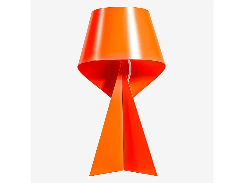 Habitat - Édition limitée - Lampe de table en métal - 35 cm - Orange Tangerine - Design by Claire Norcross - Ribbon