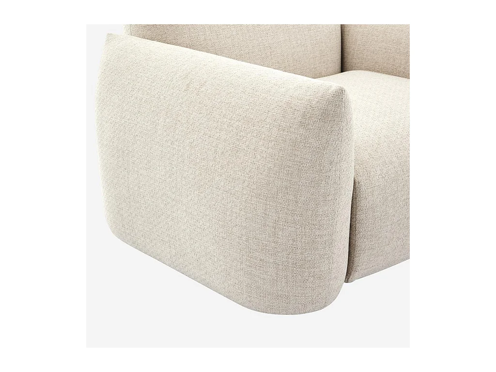 Habitat - Fauteuil de jardin en tissu imperméable - Crème - Icapui