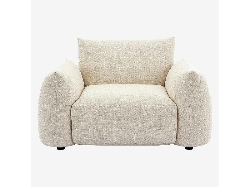 Habitat - Fauteuil de jardin en tissu imperméable - Crème - Icapui