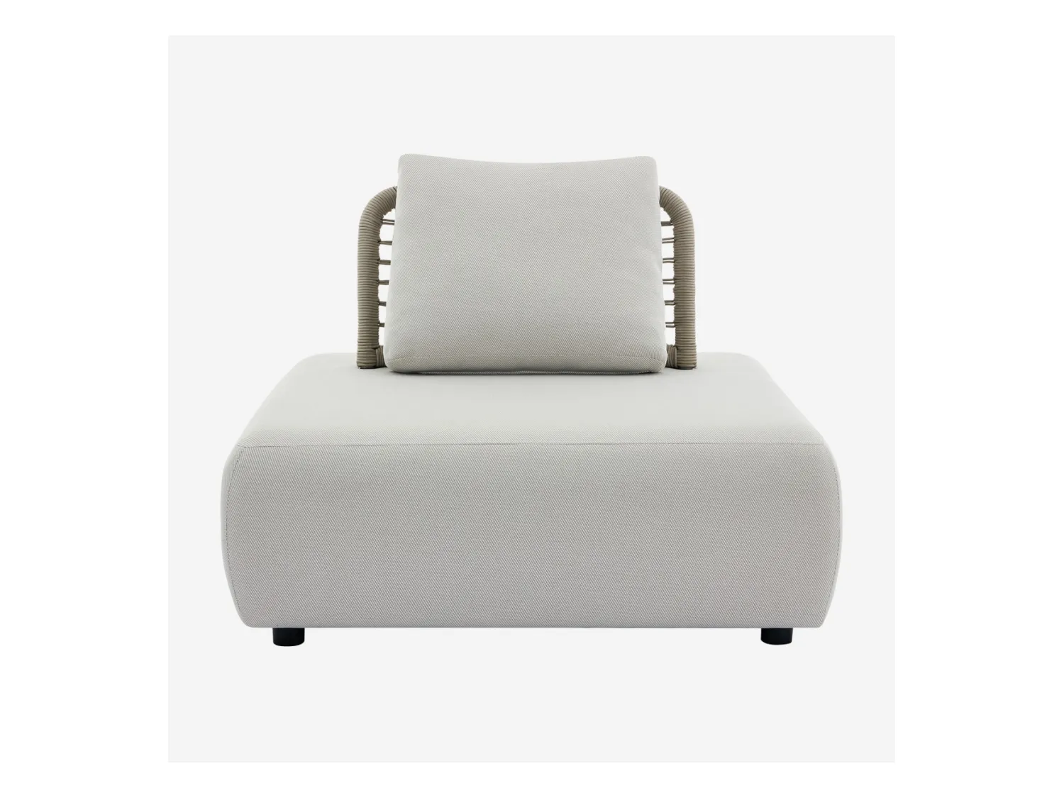 Habitat - Fauteuil de jardin en tissu imperméable - Beige muscade - Maraba