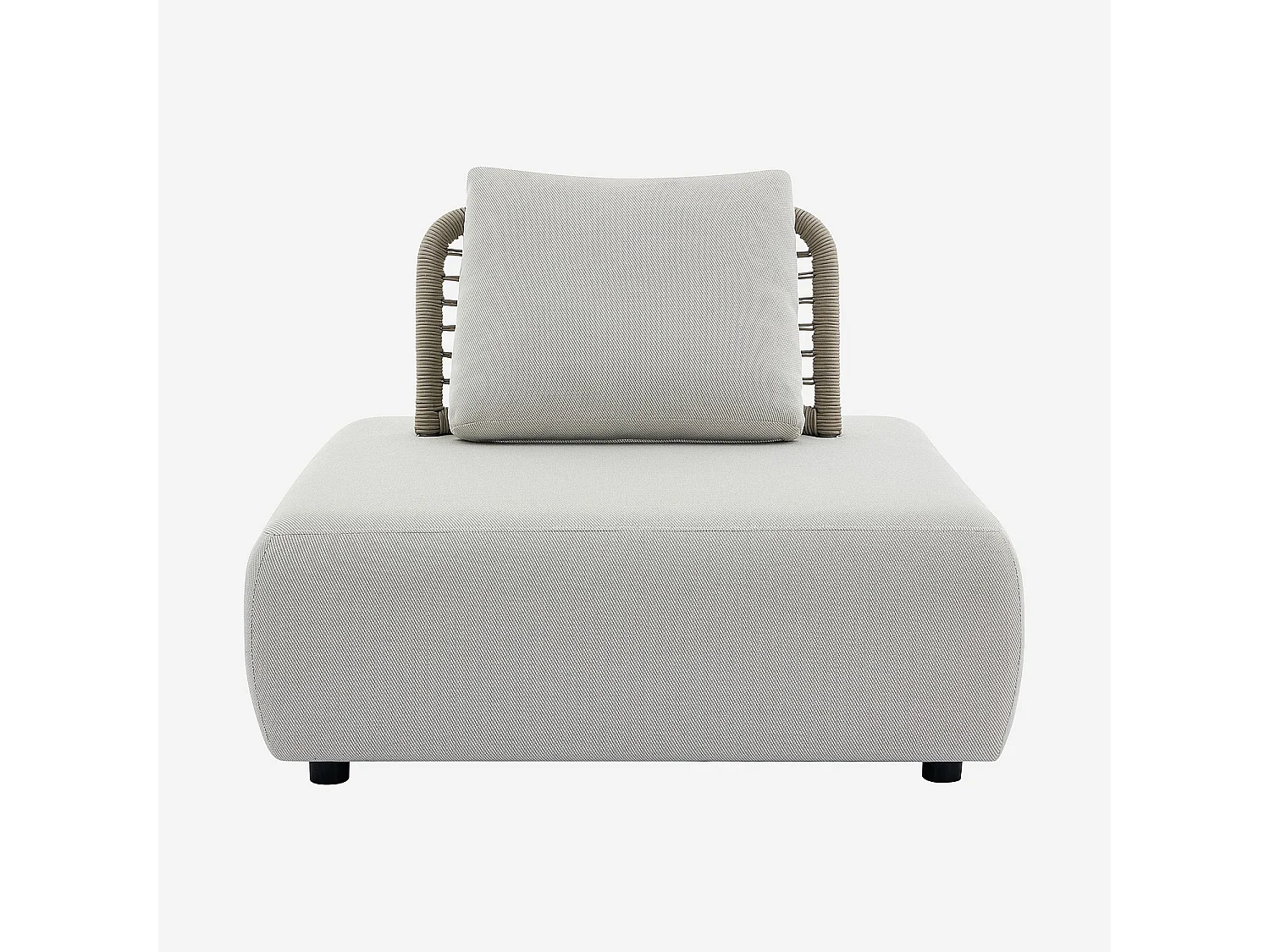 Habitat - Fauteuil de jardin en tissu imperméable - Beige muscade - Maraba