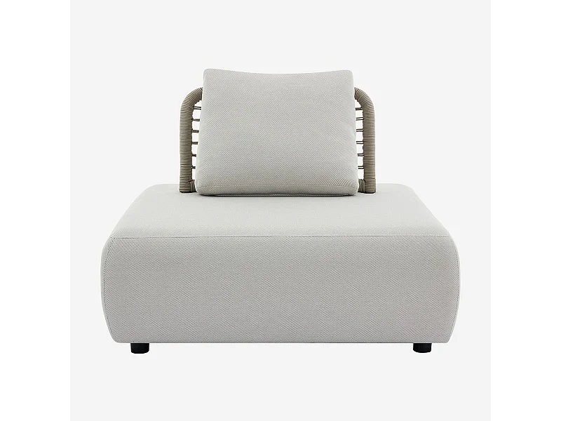 Habitat - Fauteuil de jardin en tissu imperméable - Beige muscade - Maraba