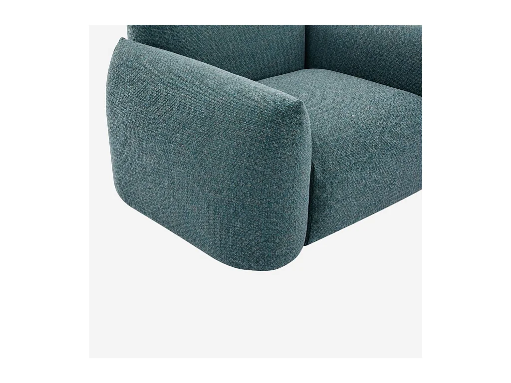 Habitat - Fauteuil de jardin en tissu imperméable - Bleu canard - Icapui