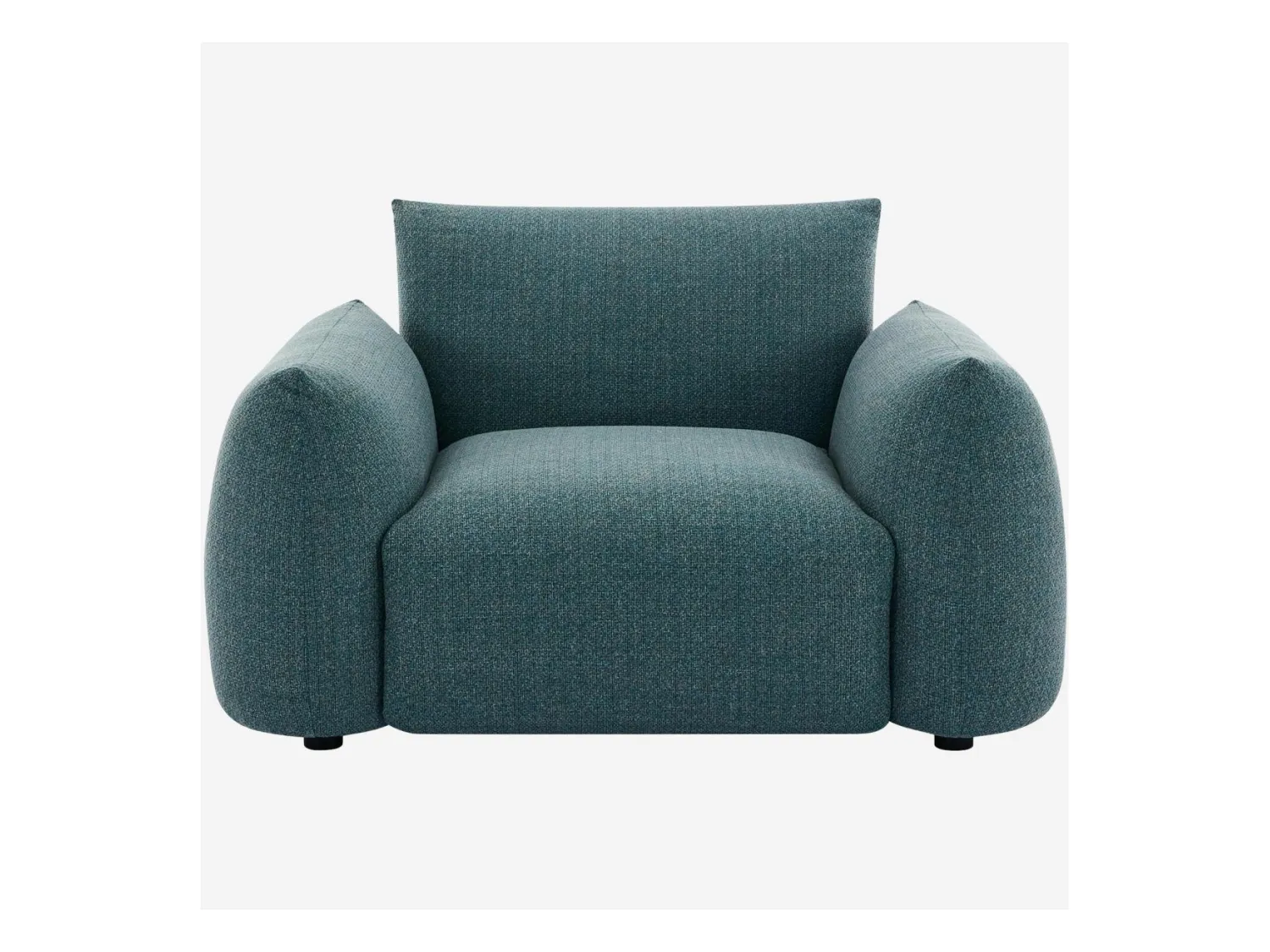 Habitat - Fauteuil de jardin en tissu imperméable - Bleu canard - Icapui