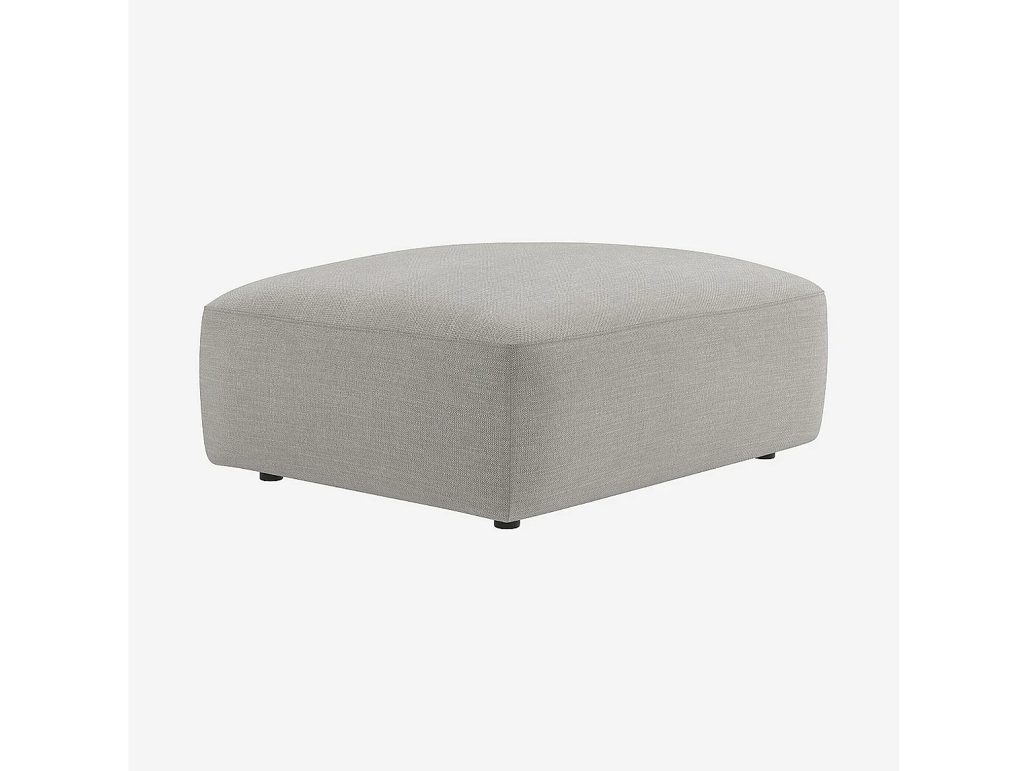 Habitat - Canapé d'angle modulable en tissu - Gris perle - Cremi