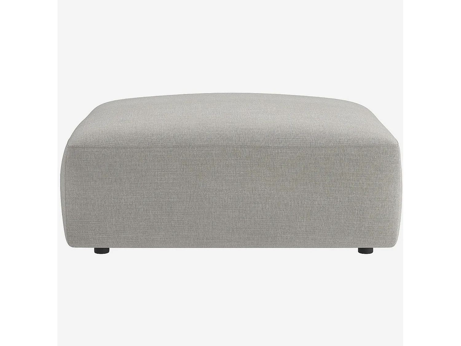 Habitat - Canapé d'angle modulable en tissu - Gris perle - Cremi