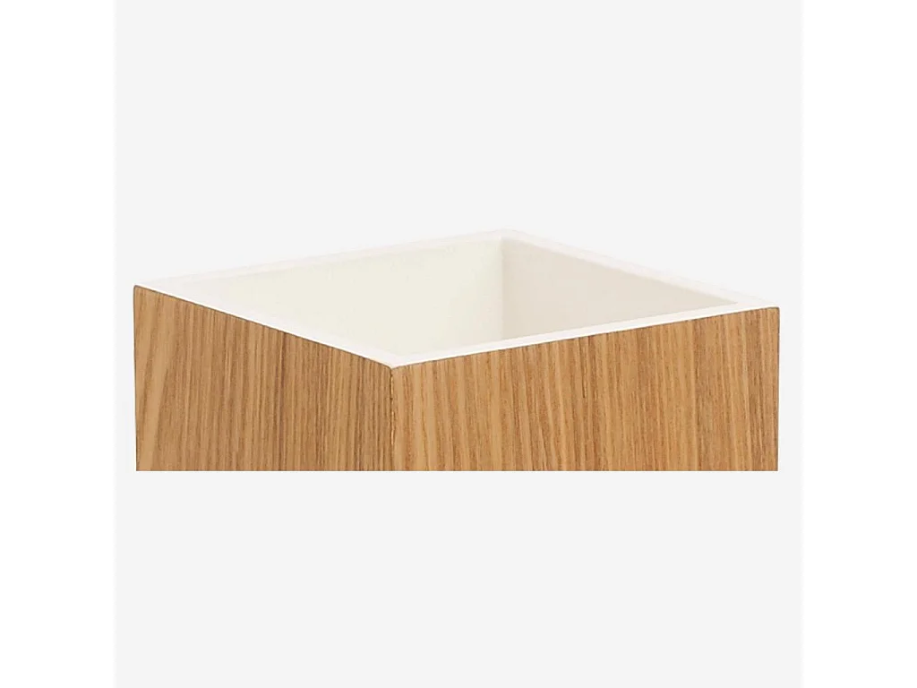 Habitat - Pot à crayons en bois avec intérieur laqué blanc - Array