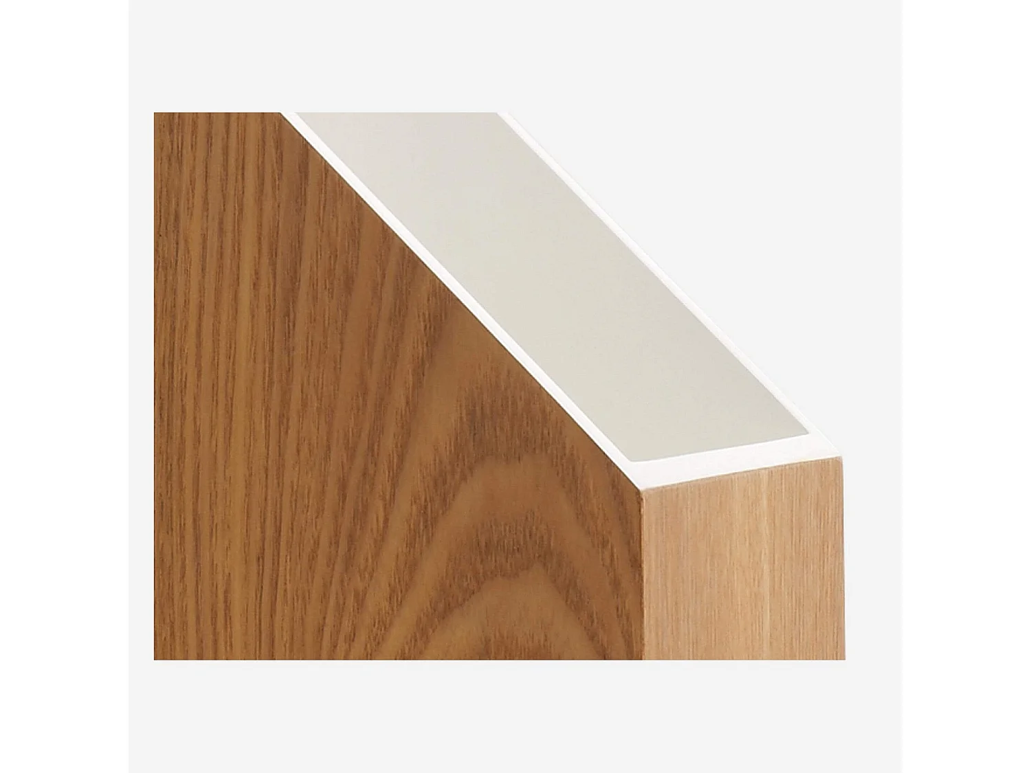 Habitat - Range-revues en bois avec intérieur laqué blanc - Array