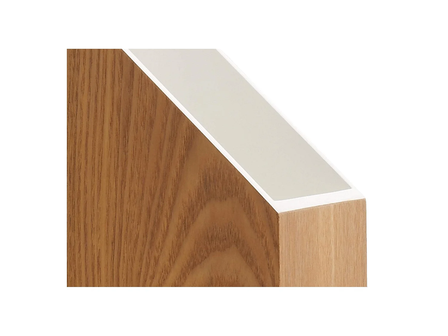 Habitat - Range-revues en bois avec intérieur laqué blanc - Array