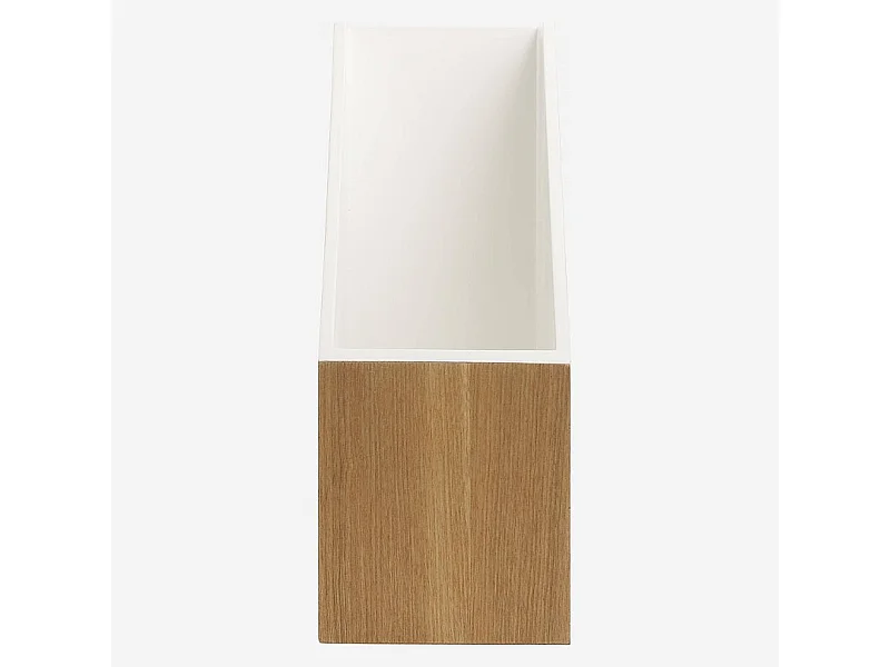 Habitat - Range-revues en bois avec intérieur laqué blanc - Array