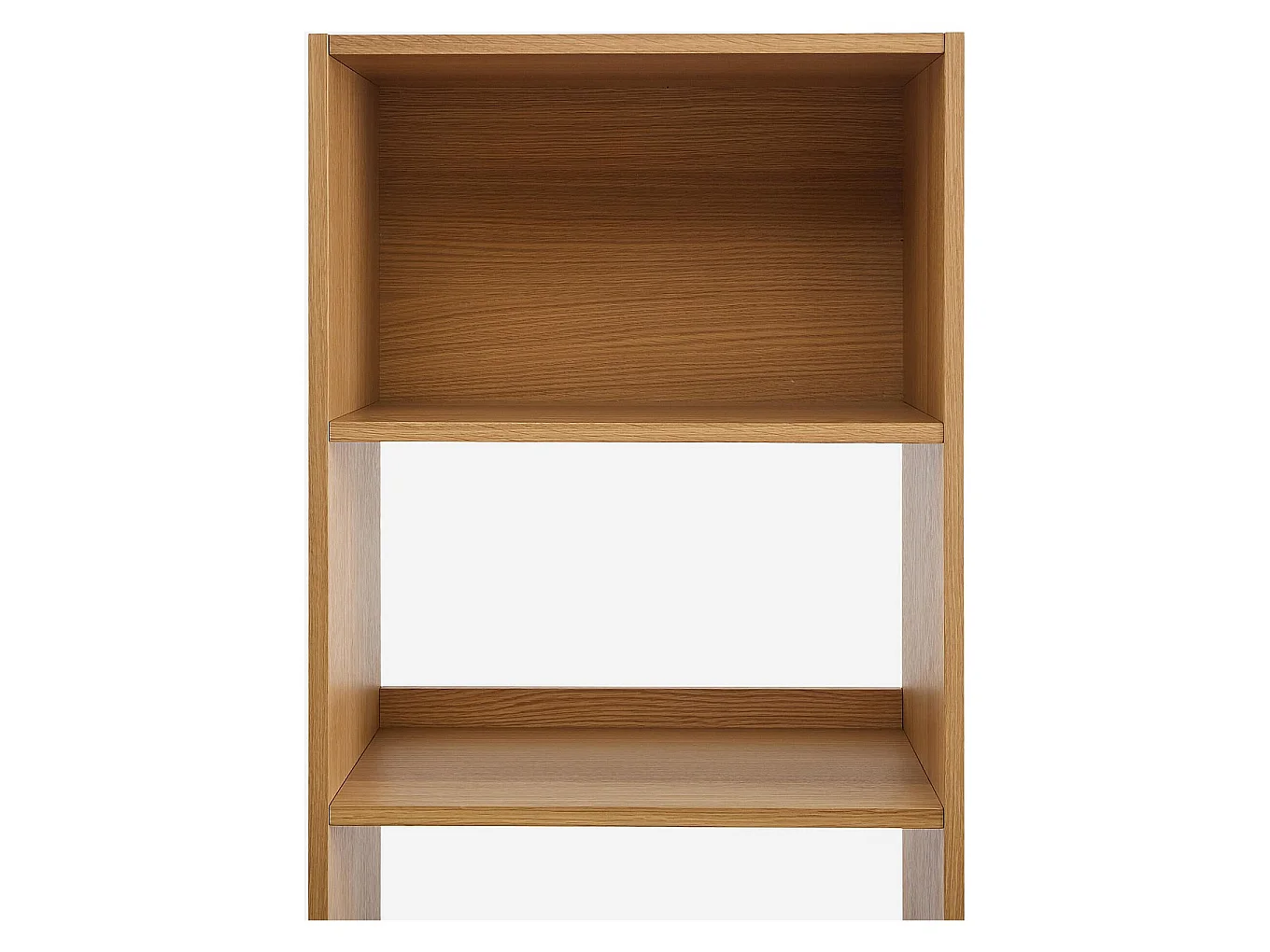 Habitat - Bibliothèque en chêne - 4 étagères - Naturel - Kuda
