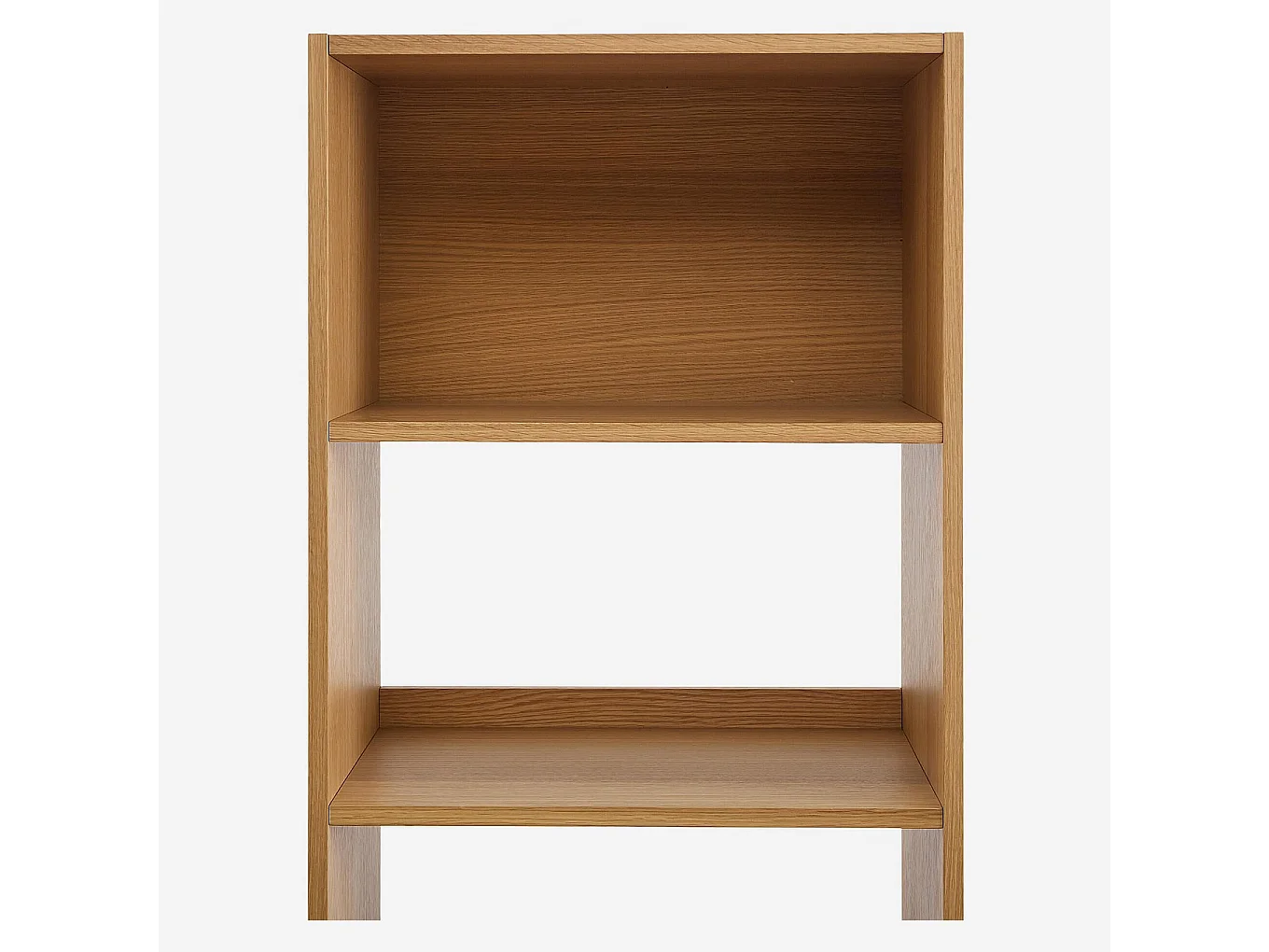 Habitat - Bibliothèque en chêne - 5 étagères - Naturel - Kuda