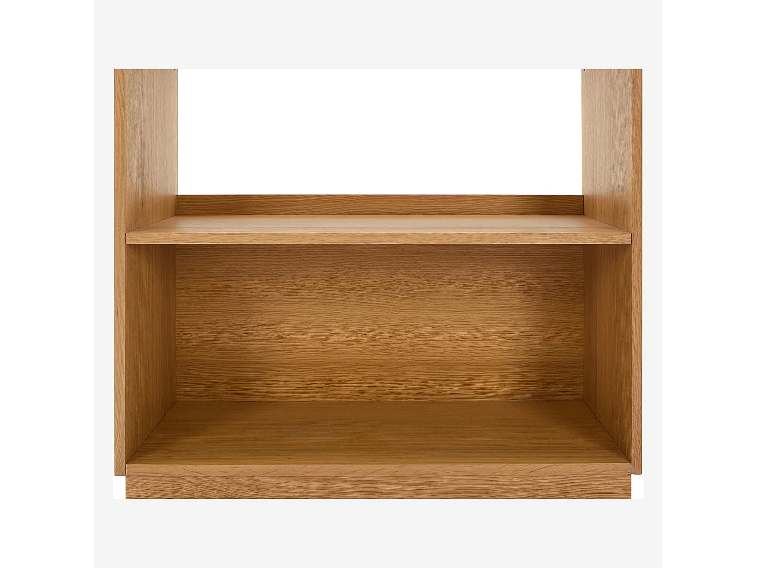 Habitat - Bibliothèque en chêne - 5 étagères - Naturel - Kuda