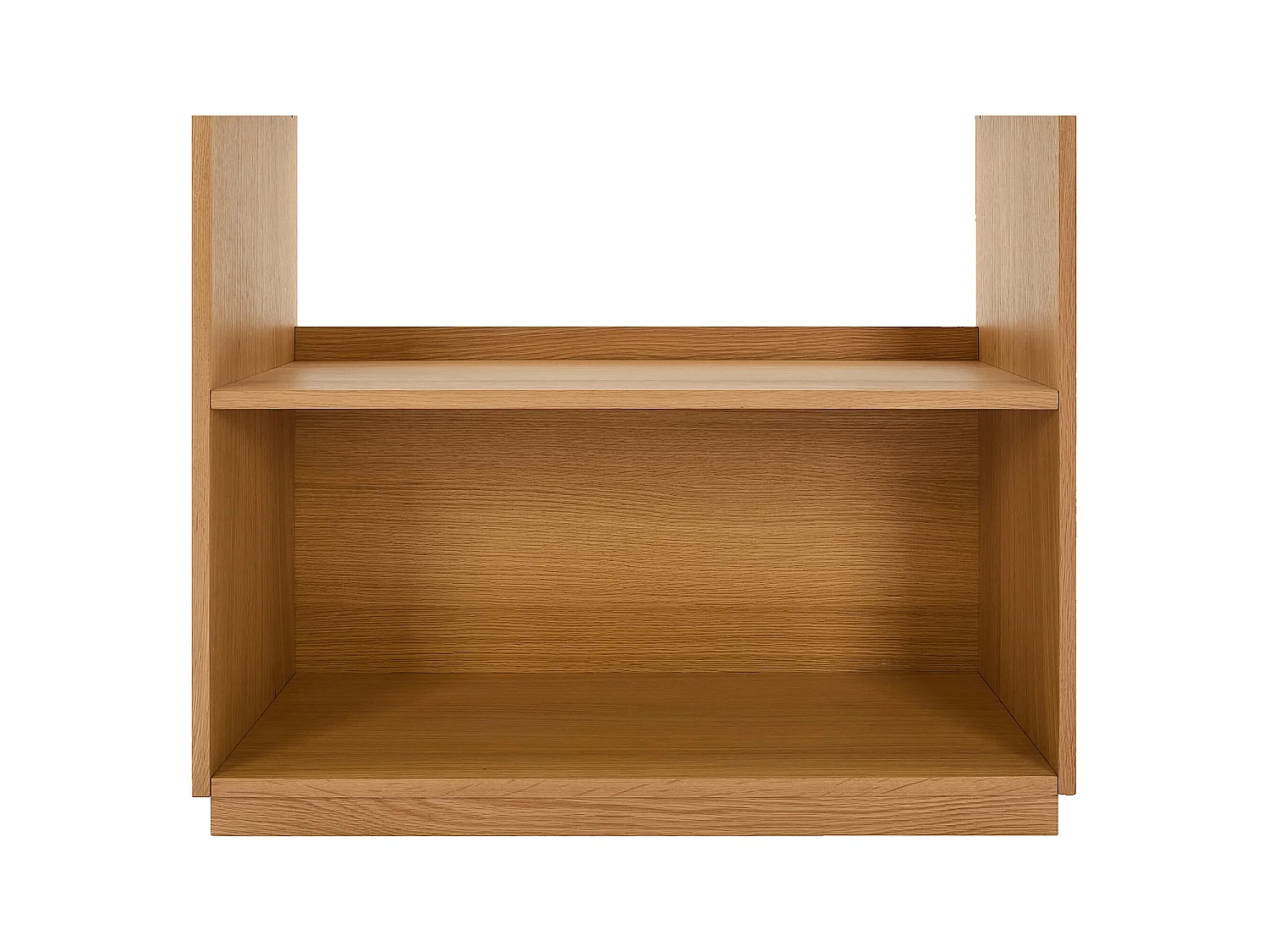 Habitat - Bibliothèque en chêne - 5 étagères - Naturel - Kuda