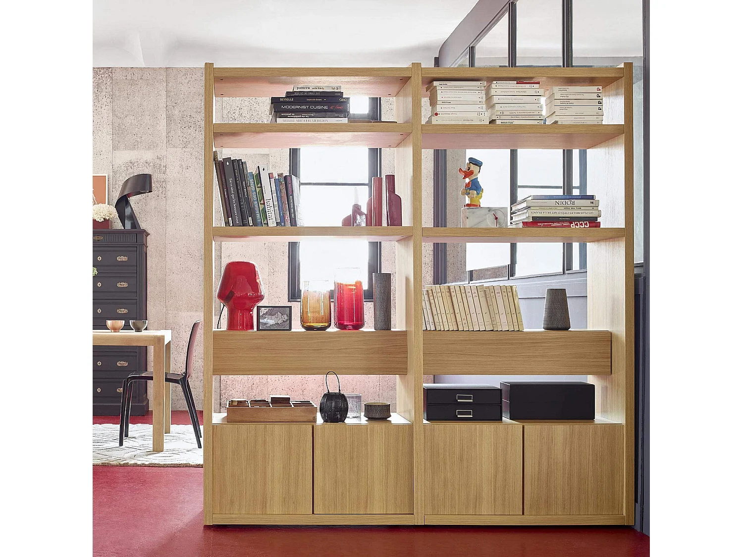 Habitat - Extension petit modèle pour bibliothèque en chêne - Design by Hélèna Pille - Genna