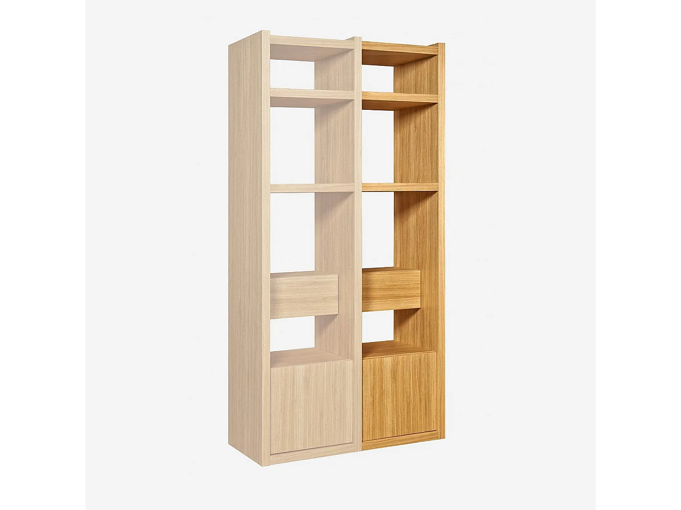 Habitat - Extension petit modèle pour bibliothèque en chêne - Design by Hélèna Pille - Genna