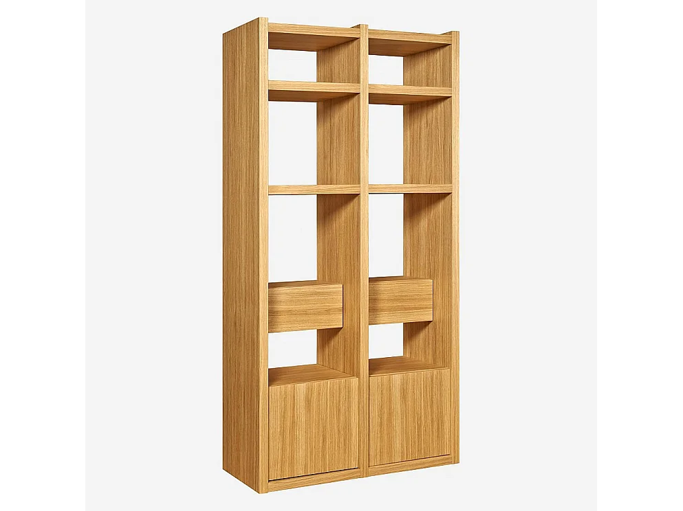 Habitat - Extension petit modèle pour bibliothèque en chêne - Design by Hélèna Pille - Genna